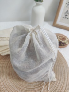 Bolsa de Té Herbal Biodegradable Hecha de Algodón, Uso Versátil para Manualidades, Velas, Pegatinas, 25*30cm - Product Image 5