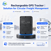 Rastreador de Carga 4G LTE 2G GLONASS GPS Impermeable, Gestión de Flota de Transporte de Mercancías, Rastreo de Contenedores en Tiempo Real, Magnético