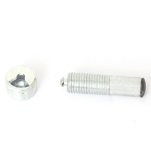 Support de tiroir dissimulé à glissière, fixation en fer électrolytique zingué bleu, installation facile, connecteur d'étagère de meuble - Product Image 5