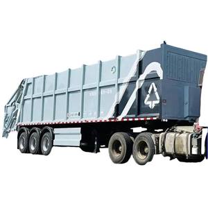 <span class=keywords><strong>Camion</strong></span> à ordures semi-remorque 47CBM Camions à ordures d'<span class=keywords><strong>assainissement</strong></span> à grand godet entièrement scellés <span class=keywords><strong>Prix</strong></span> - Product Image 1