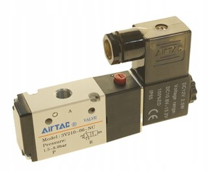 Válvula Solenoide <span class=keywords><strong>3V210</strong></span>-06NCFG 3V21006NCFG de 3 Puertos y 2 Posiciones Tipo <span class=keywords><strong>NC</strong></span> FG para PLC - Product Image 1