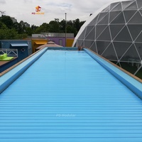 Piscine hors sol modulaire en acier préfabriqué, écologique, à installation rapide, pour le divertissement familial