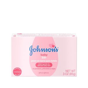 Johnson's <b>Baby</b> Body <b>Soap</b> Bar Hypoallergenic and Dermatologist Tested Paraben-Free for Gentle Bath and Skin Care - Product Image 3