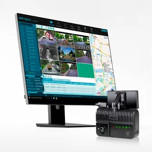 STONKAM Advanced ADAS AI Dashcam com conectividade GPS 4G para caminhões e ônibus e monitoramento do status do motorista