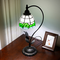 Lampe de bureau de style européen classique et américain rétro, en fer moderne, pour salon, chambre, église, table de chevet