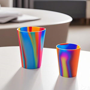 Gobelets en silicone écologiques sans BPA, de qualité alimentaire, pour usage quotidien, gobelet à bière en silicone, verre à bière, gobelets en silicone durables et incassables - Product Image 5