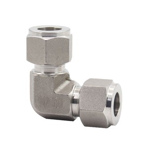 Raccord de compression coudé à 90 degrés avec joint conique, connecteur de tuyauterie industrielle, raccords hydrauliques - Product Image 4