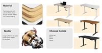 Cadre de bureau debout ergonomique à double moteur en acier inoxydable, hauteur réglable, fixation murale, design moderne, utilisation multi-scènes, garantie 5 ans