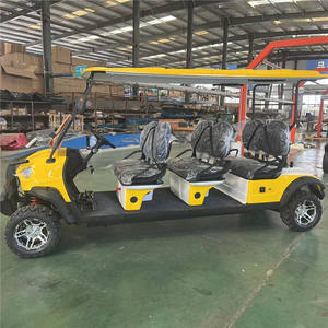 Carros de garantía de Comercio de club de 4 asientos, carrito de golf de buggy legal de carretera eléctrica de 2 asientos - Product Image 2