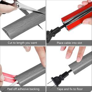 Câbles de <span class=keywords><strong>sol</strong></span> adhésifs 5 cm x 1 m, gaines de câbles en PVC pour sols, pour les foyers, les hôtels, les bureaux, les entrepôts, fabriqués en Chine (bois - Product Image 5