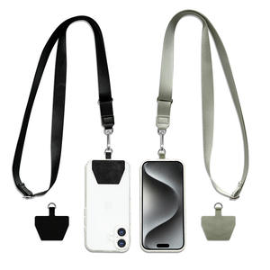 Niedliches Metallisches Langes Trapezförmiges Gewebtes Handy-Umhängeband Halsband Langlebiges Gewebtes Stoffband Einfacher Vielseitiger Crossbody-Stil Verstellbar - Product Image 4