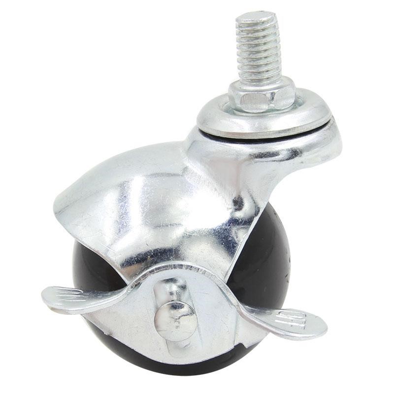 Negro, con el freno, cinc plateado