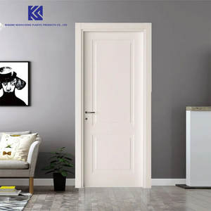 中国供应商的热销40毫米/45毫米WPC门2毫米PVC薄膜中空面板现代室内用途针对沙特市场 - Product Image 6