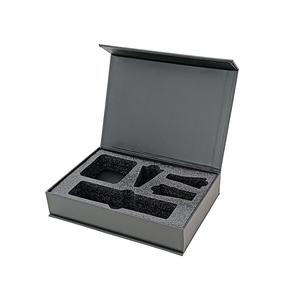 Custom Recyclable Luxury Magnetic Gift Box Cardboard Paper Packaging Sponge <b>Foam</b> Inserts Features Embossing Matt Lamination - Product Image 1