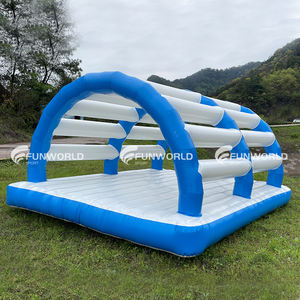 <span class=keywords><strong>Barco</strong></span> de barra flotante de PVC, plataforma de muelle de mesa flotante inflable, balsa de salón de agua, Isla Flotante inflable - Product Image 6