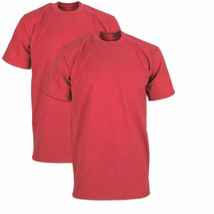 เสื้อยืดโอเวอร์ไซส์สีดำสำหรับผู้ชาย ผ้าโพลีเอสเตอร์/คอตตอน ไซส์ใหญ่พิเศษ ทรงหลวม สวมใส่สบาย - Product Image 1