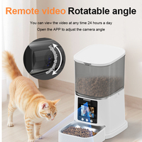 Comedero Inteligente para Mascotas Furrivo de 6L con Control por WiFi y Aplicación, Cámara HD de 4MP, Audio Bidireccional, Dispensador Automático de Comida para Perros y Gatos
