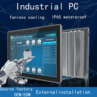 13.3 15 15.6 1718.5 19 21.5 Inci Monitor Layar Sentuh Resistif Kapasitif CPU J1900/I3/I5/I7 All in One Panel PC Industri