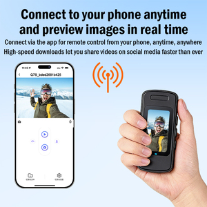 Cámara de Vlog Portátil con Control por Aplicación WIFI, Cámara de Acción Pequeña 1080P, Videocámara de Bolsillo, <span class=keywords><strong>Mini</strong></span> Cámara Corporal - Product Image 3
