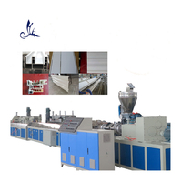 Máquina Extrusora de Plástico de Doble Tornillo Totalmente Automática para Fabricación de Paneles de Techo y Rodapiés de Mármol Artificial, Perfiles de PVC