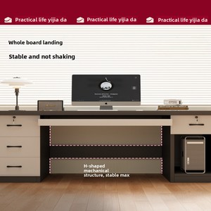 Bureau d'ordinateur, bureau à domicile, chaise de jeu avec tiroirs, dissipation thermique, bureau d'étudiant, bureau simple et moderne - Product Image 4