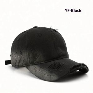 Casquette de baseball unisexe vintage délavée et déchirée, imprimée en sérigraphie, écologique, pour toutes les saisons - Product Image 6