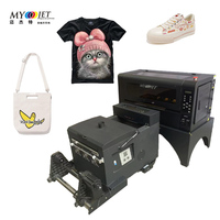 MYJET A3 DTF Printer I1600 XP600 kondisi baru Roll-to-Roll T-Shirt mesin cetak untuk bisnis kecil