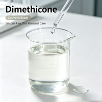 Huile de silicone en gros 350cSt, fluide de silicone liquide transparent pour la fabrication cosmétique quotidienne