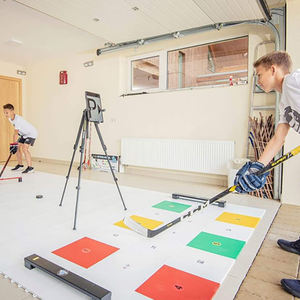 Planche d'entraînement pour le maniement du puck de hockey Stanley - Surface de <span class=keywords><strong>glace</strong></span> artificielle <span class=keywords><strong>à</strong></span> faible friction en PE blanc pour l'entraînement hors <span class=keywords><strong>glace</strong></span> - Product Image 5