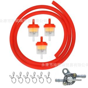 ชุดสวิตช์น้ำมันเชื้อเพลิงและชุดกรองของ Zhen Nirui พร้อมสายสีน้ำเงินและคลิปหนีบ สำหรับซ่อมมอเตอร์ไซค์วิบาก ใช้ในห้องเครื่องยนต์ - Product Image 2