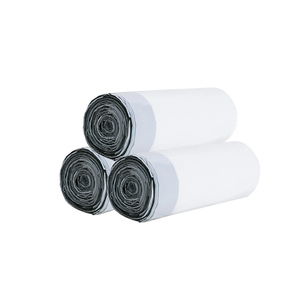 ถุงขยะแบบมีเชือกผูกพิมพ์โลโก้ตามสั่ง ผลิตโดยผู้ผลิต OEM - Product Image 1