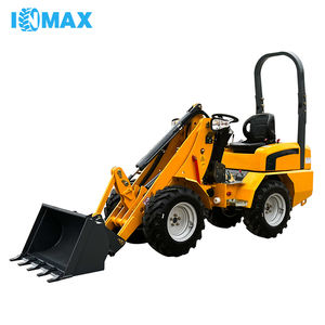 H180 avrupa küçük Mini kompakt 4 çekişli mafsallı ön uç traktör 1 Ton Mini kepçe - Product Image 3