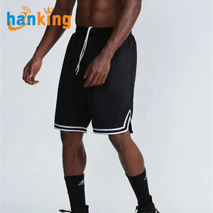 Ehanking-Pantalones cortos informales de malla para hombre, transpirables, holgados, deportivos, para correr, entrenamiento físico, pantalones cortos de baloncesto - Product Image 3