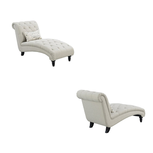 Chaise Longue in Velluto per Arredamento Moderno, Produzione OEM su Misura, Collabora <span class=keywords><strong>con</strong></span> le Migliori 500 <span class=keywords><strong>Aziende</strong></span> Internazionali - Product Image 6