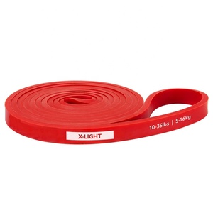X-Light 5-16 2080mm Rouge Latex Naturel Boucle Élastique Gym <span class=keywords><strong>Fitness</strong></span> Bandes Exercice Yoga Sangle pour Musculation Puissance Résistance - Product Image 5
