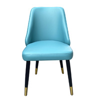 Chaises de salle à manger en métal modernes et simples, personnalisées en usine, style luxe léger, fonction massage, design imitation bois, pour hôtels et restaurants
