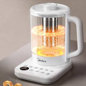 Olla de Salud Midea de 1.5L, Hervidor de Agua Eléctrico de Vidrio con Temperatura Constante, Tetera Multifuncional, Mini Hervidor Doméstico - Product Image 1