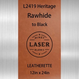 Cuero Sintético Heritage Rawhide para Grabado Láser, Láminas de Tela Gruesa con Adhesivo Termoadhesivo para Grabado Láser - Product Image 2