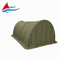 Tente d'urgence gonflable haute pression pour garage, stockage, secours en cas de catastrophe, abri temporaire, installation portable et étanche