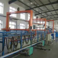Línea de Galvanoplastia y Anodizado Tipo Pórtico Controlada por PLC Personalizable, Máquina de Pasivación y Fosfatado para Piezas Metálicas