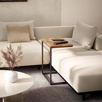 Table basse carrée imbriquée de luxe en métal, design moderne, idéale pour la maison, le bureau ou les espaces commerciaux – Meilleure vente
