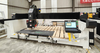 Scie à pont CNC populaire 2024 pour la découpe de pierre, machine de découpe de carreaux à 45 degrés