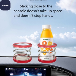CARFU Factory Direct Spring Drink Can Coffee Holder Car Dashboard Office <b>Desk</b> Cup Holder - Product Image 1