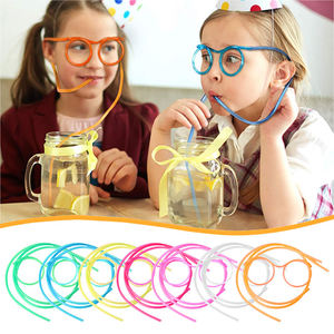 Jouets amusants pour fêtes, blagues et farces, pailles en plastique souple amusantes, lunettes amusantes, jouets à boire, <span class=keywords><strong>blague</strong></span> pour enfants, jouets pour fête d'<span class=keywords><strong>anniversaire</strong></span> de bébé - Product Image 6