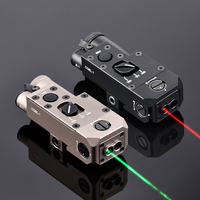 Pointeur laser en métal CQBL Laser rouge vert bleu IR équipé d'une position d'installation de lampe de poche adaptée au rail de 20MM