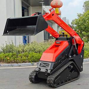 Nuovo Modello di Mini Skid Steer Loader con Kit Trivella per Pali, per Costruzione Recinzioni e Piantumazione Alberi, Alta Coppia, Professionale - Product Image 4