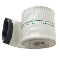 Tuyau d'arrosage flexible en PVC de 3 pouces, 13 bars, blanc, tuyau d'incendie à décharge à plat, équipement de lutte contre l'incendie