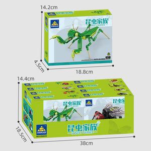 Insecto abeja libélula hormigas mosca mariquita Caracol modelo juguetes educativos creativos niños regalo juegos de bloques de construcción - Product Image 1