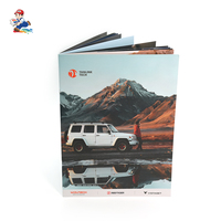 Impression personnalisée de livrets commerciaux jetables, dépliants, brochures en papier kraft, impression offset couleur, pliage en Z triple, piqûre à cheval