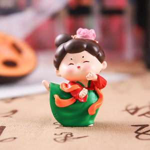 Chinese Style Tang <strong>Dynasty</strong> Lady Resin Crafts Decorative Ornaments Figurines of Tang <strong>Dynasty</strong> China Trade - Product Image 6